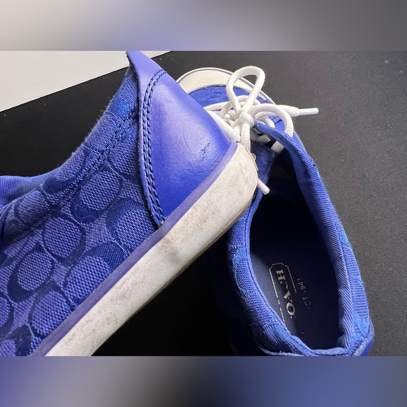 Royal Blue Coach Sneakers - Picture 8 of 10